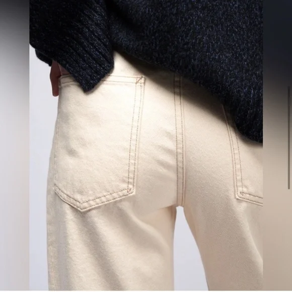 B Sides Lasso Jean Off White Size 27 - Picture 3 of 13